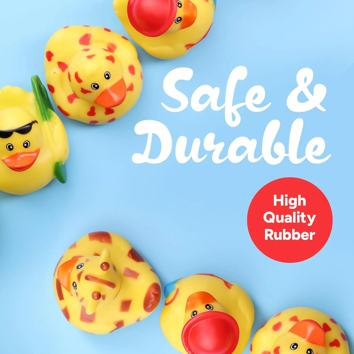 Playset Bath Toys in Mesh Bag - Jeep Ducks for Ducking - Rubber Duckies for Beach Pool - Goody Bag Stuffers Classroom Prizes 18 Pcs Rubber Duck Toy leaf deft skyscraper Assortment - Ducky 
