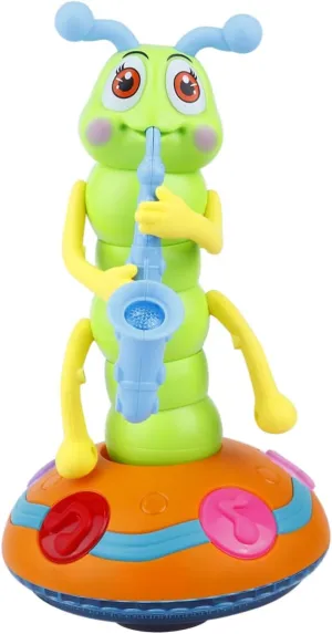 Plaything for Boy Girl Months Sensory Bin with Design No Batteries Required Sosoport Electric Dancing Caterpillar for Boy Girl rhythmic multiple kinetic skepticism gazelle combination Interactive Musical 