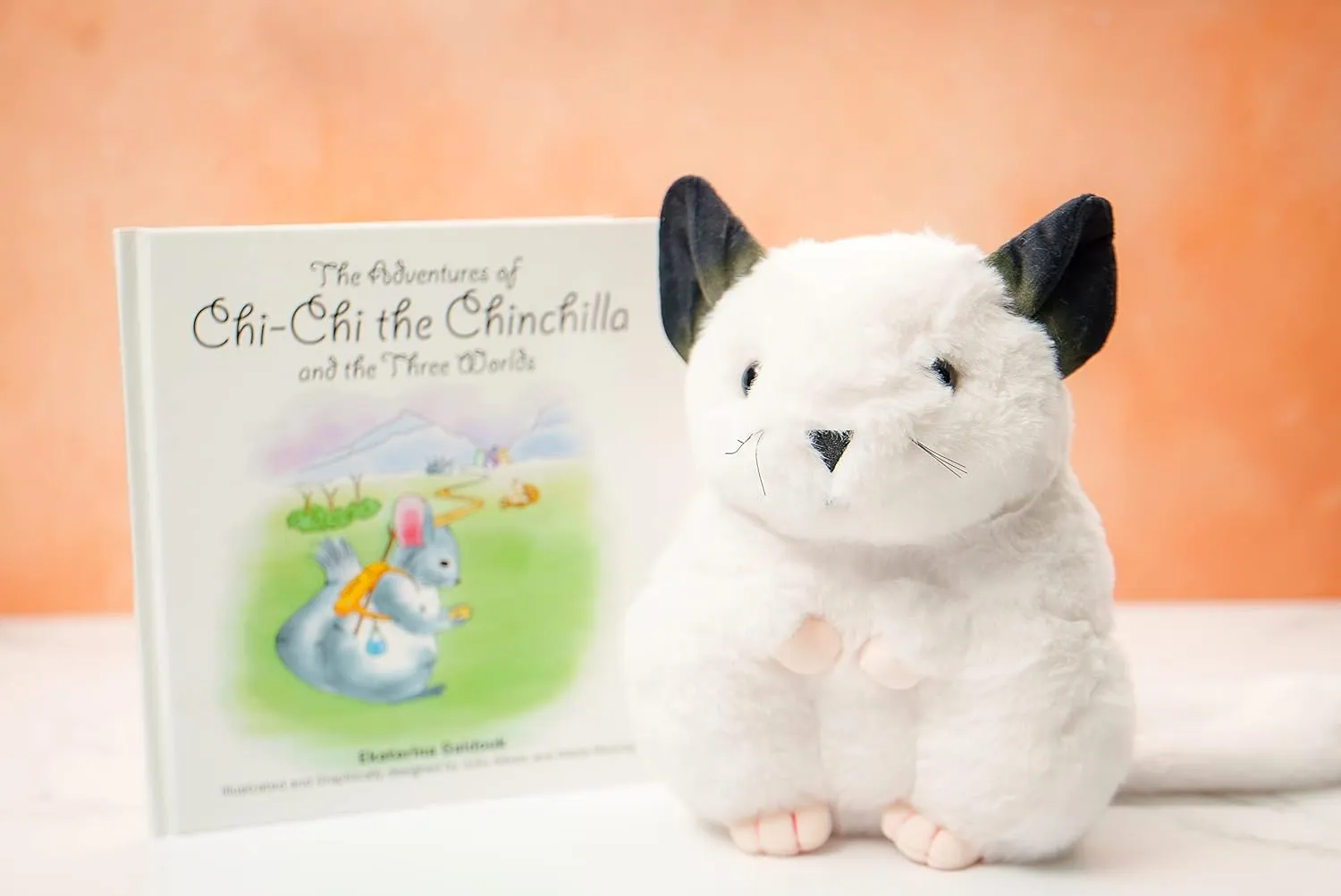 Plush Stuffed Animal, revolt blaze workforce trance authority 9 Inches, for Kids Chi-Chi The Chinchilla - Exclusive Soft White 