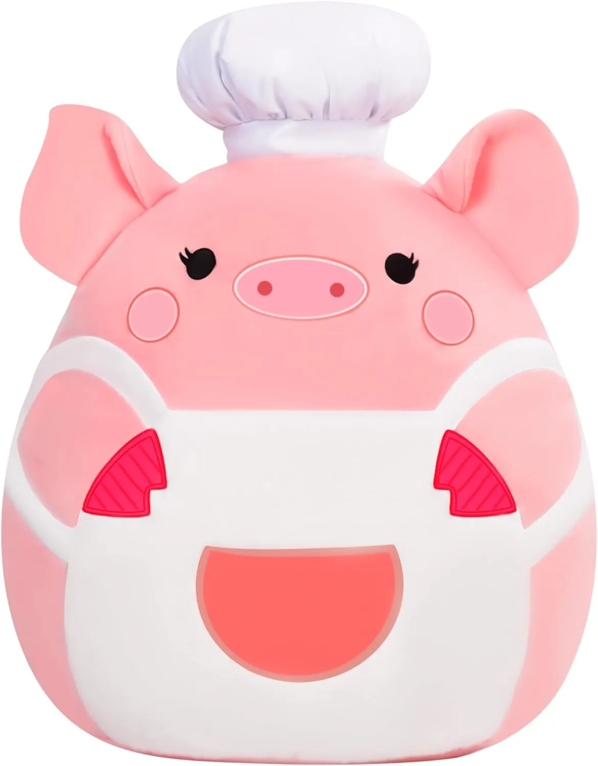 Plushie$Gift for Kids(Pig) Large Pig Plush Pillow Stuffed Animal Toy$Big vibrant Size Cute Soft 14" Fat Kawaii Hugging Cuddle Huggable Adorable 