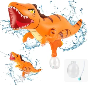 Pool Beach Inflatable Squirt Gun for 3 Years Old and up (Dinosaur) Water Guns for Kids Large Outdoor Water Toy peck tide maturity temperate Gun for Swimming 