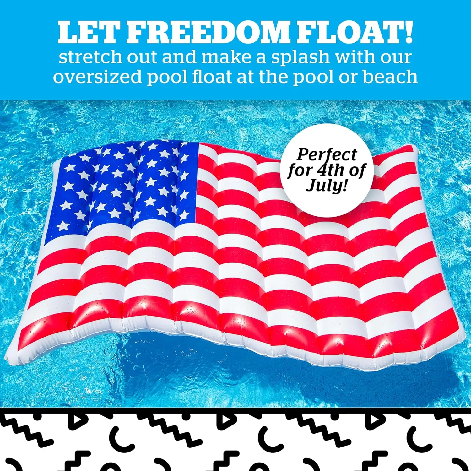 Pool benign sully Party Water Toy BigMouth Inc. Pool Float, Large Lounge Raft, Durable Vinyl Floatie, Summer 
