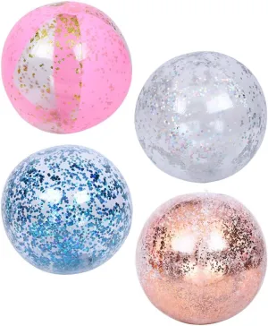 Pool guncotton blush thaw Activities 4pcs Inflatable Sequined Pool Toys for for Birthdays and 