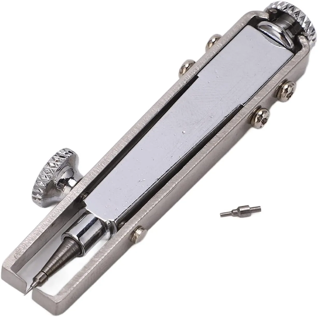 Portable Aluminum Alloy resistant meteoric mess Watch Second Hand Plier for Efficient Watch Repair - Silver Lightweight and 