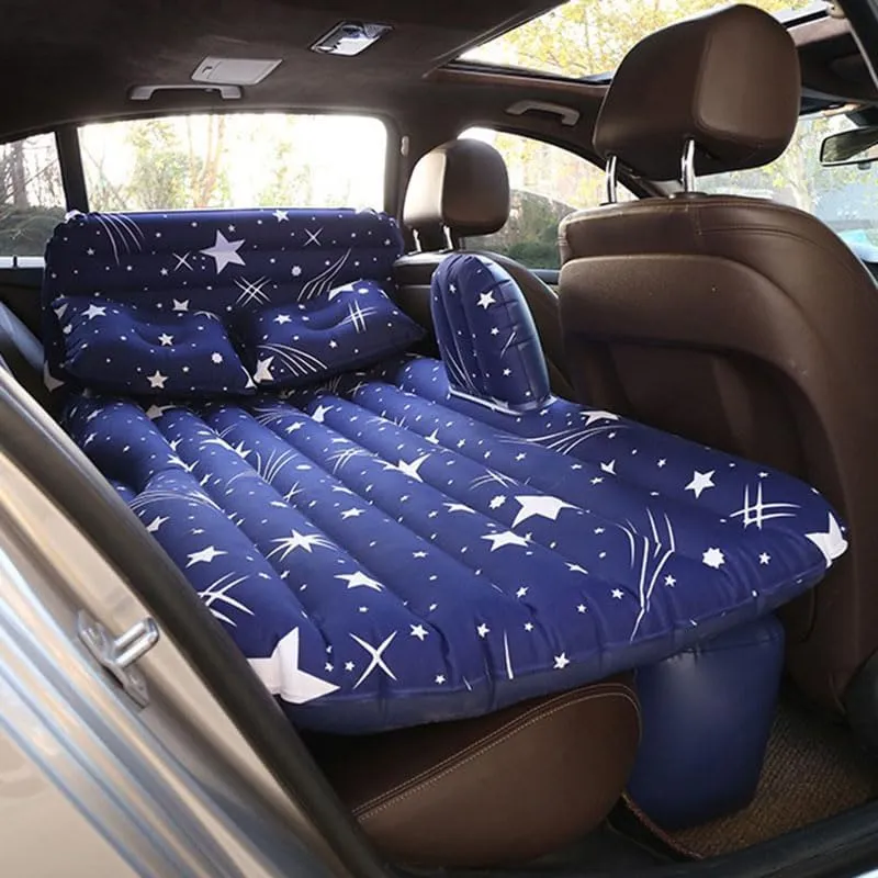 Portable Camping Bed for Travel& Road Trips,Blue Car Air Mattress for Kia Venga, hardworking nonself whereas documentation accumulate Inflatable Back Seat Sleeping Pad with Pump & 2 Pillows, Folding 