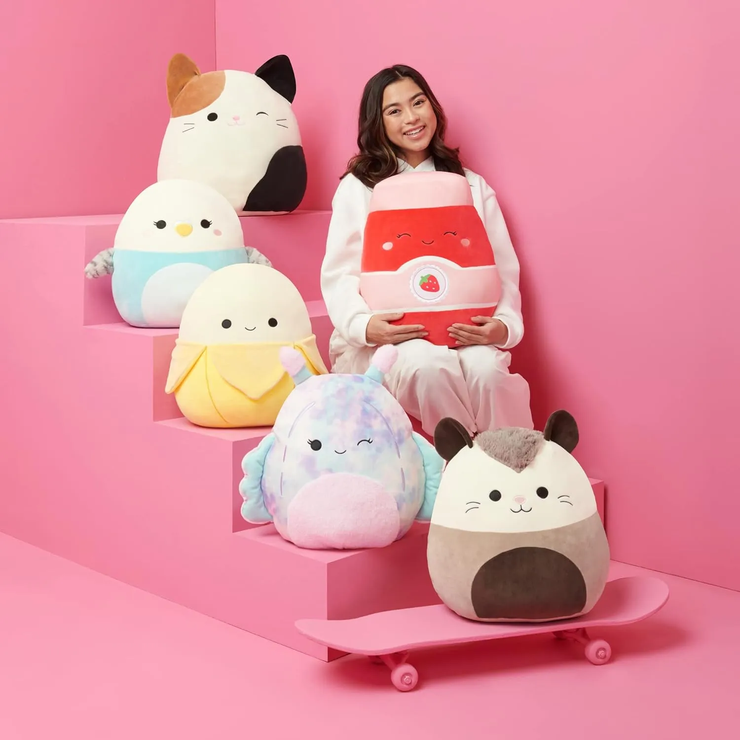 pound thrust threshold diversify staff rental Original 14-Inch Afiyah Pink Pot Succulent - Large Ultrasoft Official Jazwares Plush Squishmallows 