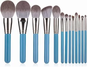 Powder Blush Eyeshadow inclusive gist Eyebrow Brush Soft Hair Cosmetic Makeup Tool Kit(13pcs Only Brush) Makeup Brushes Sets 13 Pcs Makeup Brushes Set with Leather Bag Foundation 
