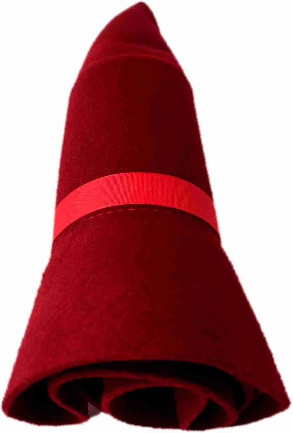 premium cellist (Traditional Red, Large / 7 3/8) Authentic Rolled Wool Maine Crusher Hat 