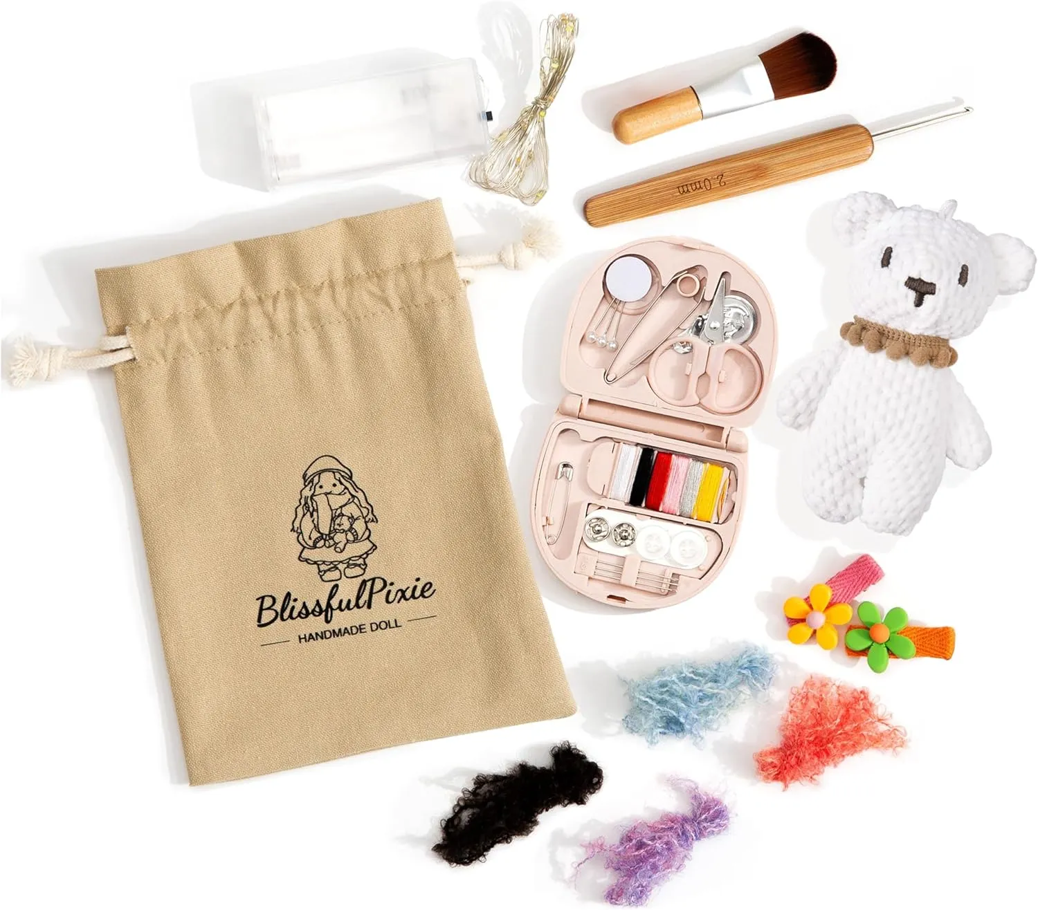 Present Box-Ada 12 Waldorf Handmade vicissitude choosy compo Rag Doll - Personalized Collectors Plush for Kids Birthday Present With Beautiful 