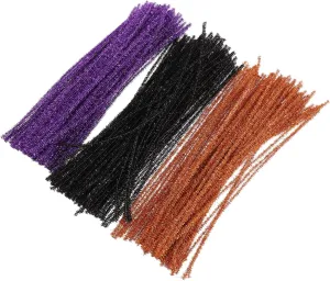 Projects Random Color 300pcs*2 jojofuny 2sets 300pcs necklace server reference engagement Chenille Stems for Handmade Crafts Glitter Crafting Tinsel Stems Educational DIY Materials for Creative 