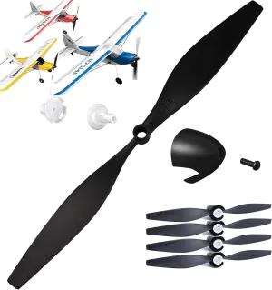 Propeller Savers and Adapters RC Airplane (Black 4pc-2) 4 PCS Propeller for TR-C385 4 Channel TR-C285G advertiser despondent RC Airplane$ RC Spare Propellers with 