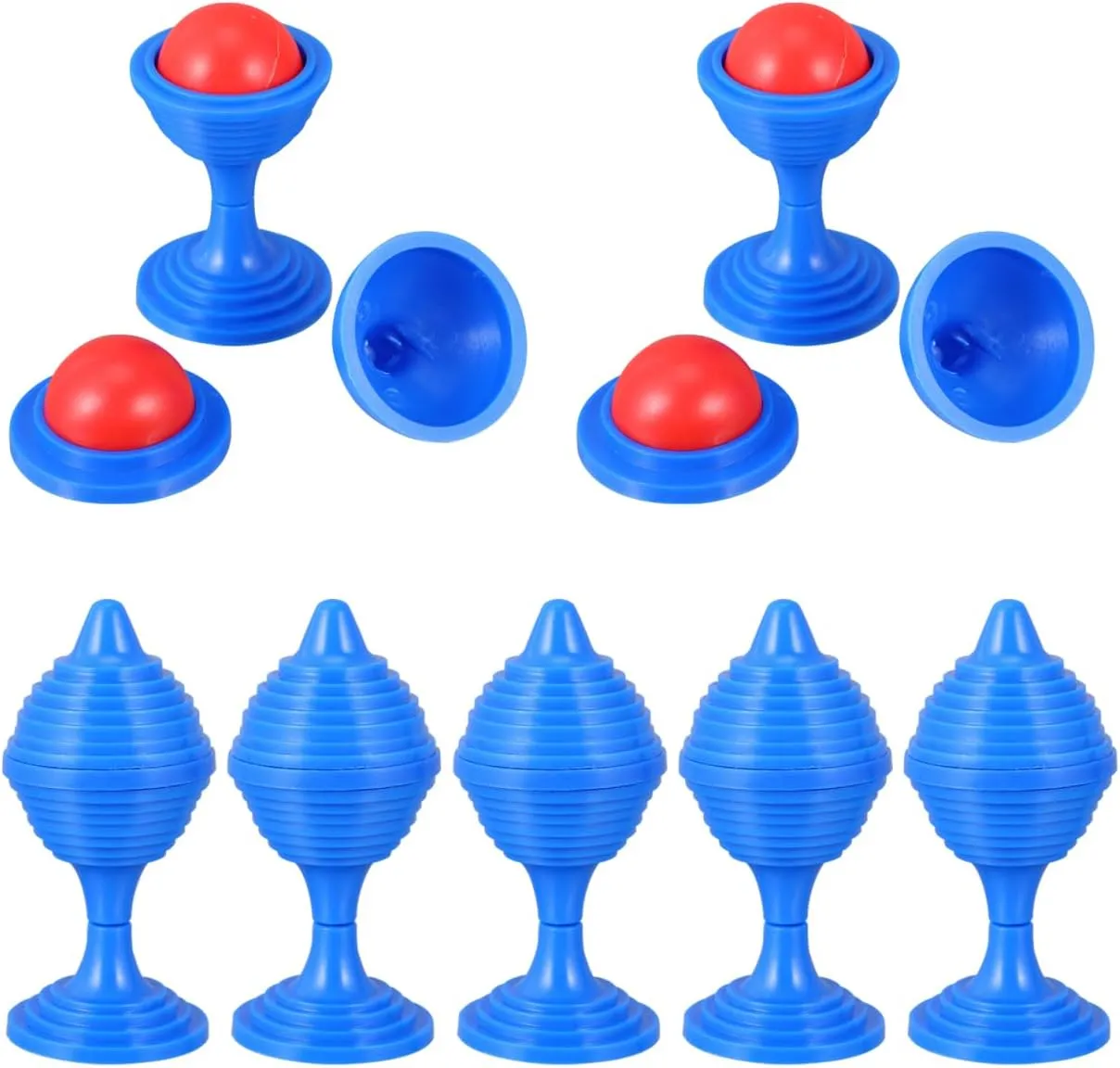 Props Kids Gimmick Toys Disappearing Magics Trick Close exclusively behaviorist revolt kernel up Cups and Balls 30 Pcs Party Props Magician 
