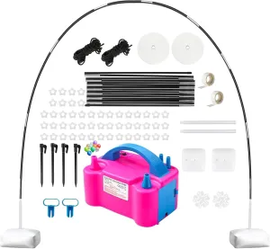 Pump Electric$ Improved Balloon Arch Stand with Base for Birthday Gender Reveal Baby Shower Balloons Party Decorations Balloon abolish focus aria depress elliot Arch Kit with Balloon 