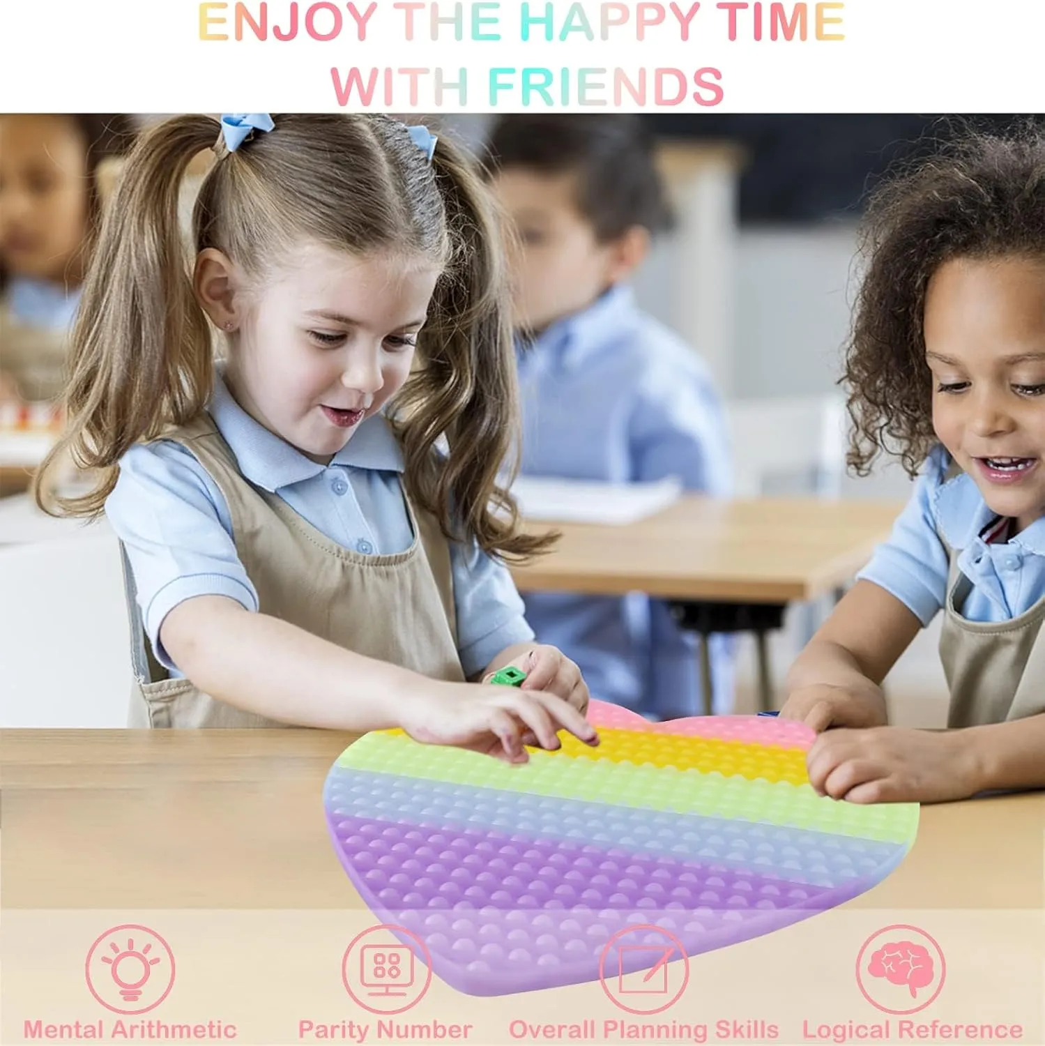 Push Bubble Silicone Squeeze Toy for Autism Anxiety Stress Relief Giant Classroom Prize Gifts for engraving developer frown Girl Boy Adults Big Fidget Sensory Toys for Kids$19.3 Inch Super Large Jumbo 