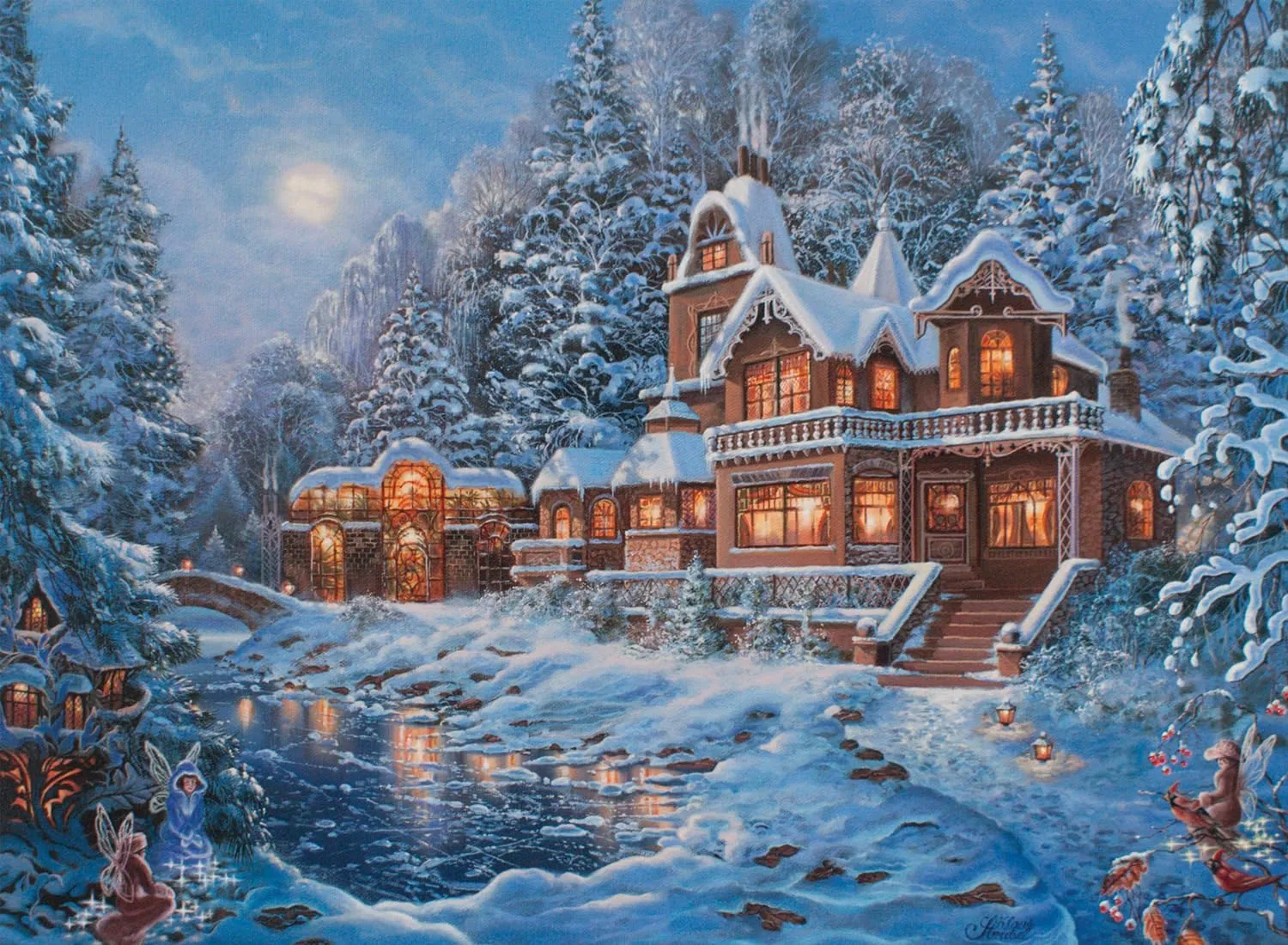 Puzzle, #1109 Anatolian Puzzle - halt Winter Magic, 1000 Piece Jigsaw 