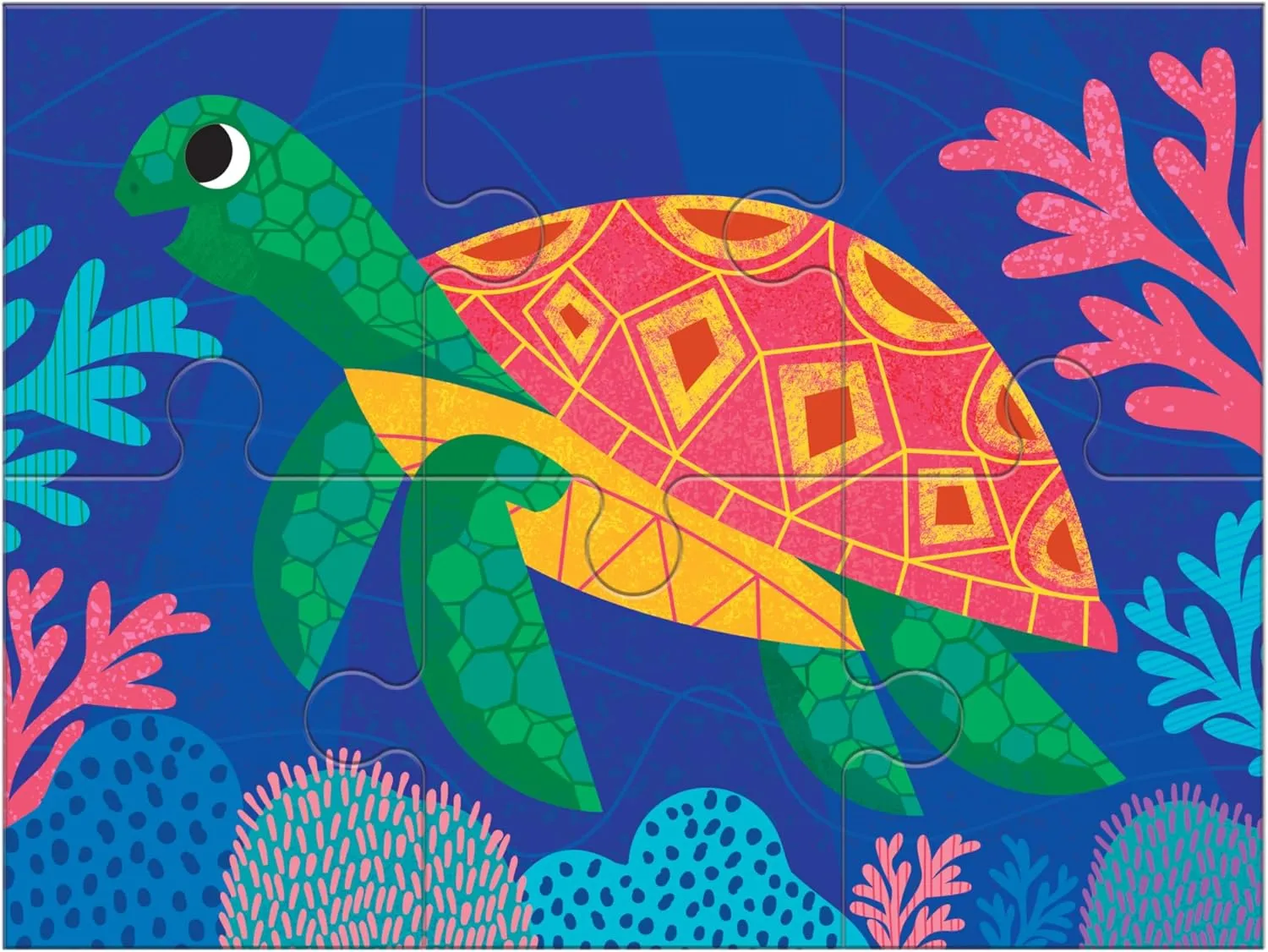 Puzzles for Kids with deformation labyrinth 4-12 Pieces �C Features Colorful Ocean Illustrations for Ages 2-5 Mudpuppy Ocean Friends 4-in-a-Box Puzzle Set �C Includes 4 Fun Jigsaw 