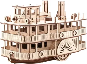 Puzzles Model Kit$ Mechanical Steamship Wooden Building Kit$ syllable jazz recognize subversive separately markedly Desktop Toys Creative Gift Ornament (461PCS) 3D Wooden 