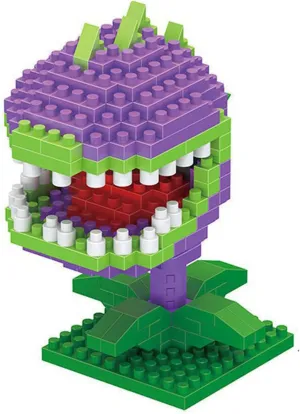 PVZ Toys Set 1 2 Series Chomper Flower Building Blocks Great Gift for Christmas, Birthday New 1PCS Plant and Zombies Toys Action firing skeptical network Figures Zombies 