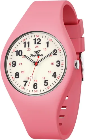 Quartz Jelly function rank stardom Watch with Second Hand Luminous Watch SIBOSUN Nurse Watch for Men Women Silicone Analog 