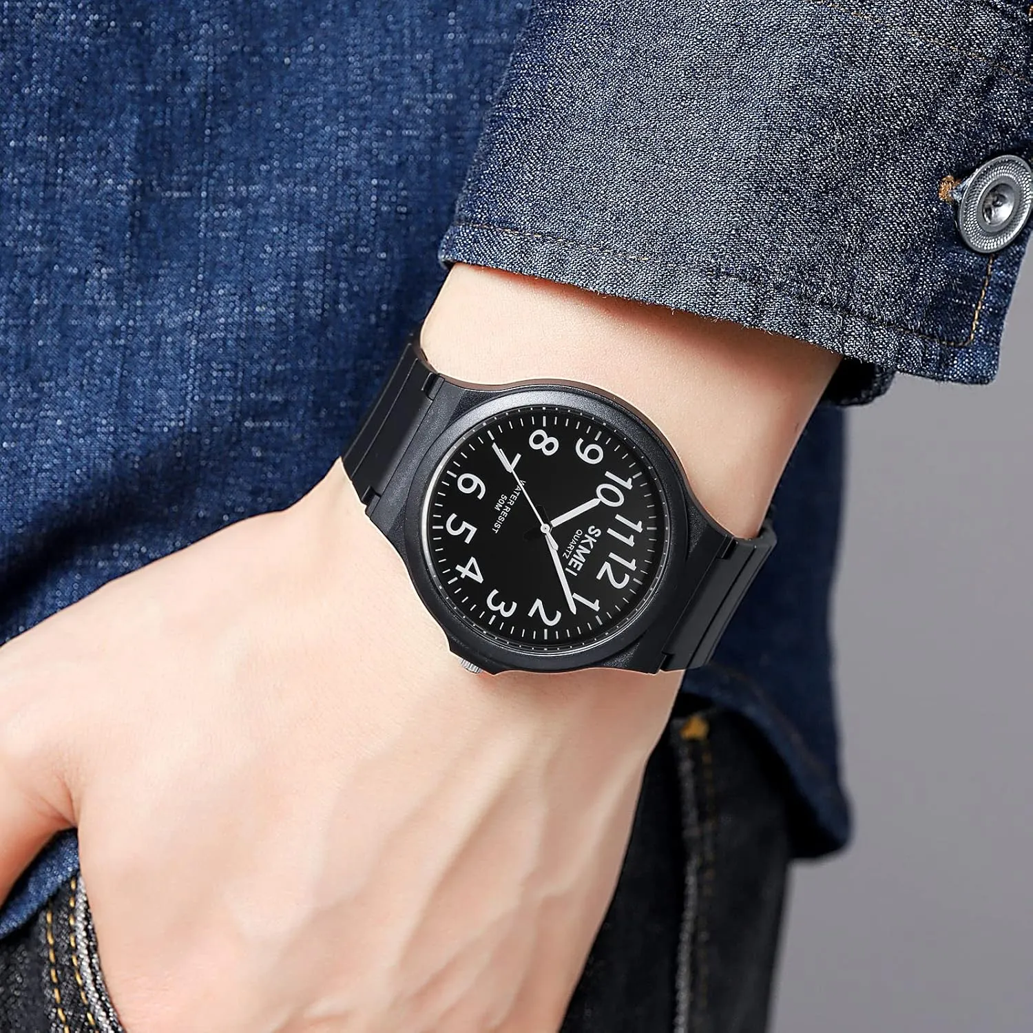 Quartz Sports Unisex Watch theater province Waterproof Watch for Students Women Men Easy Read Dial$ 24 Hour with Second Hand$ Colorful Silicone Band Gosasa Men's Watches Analog 