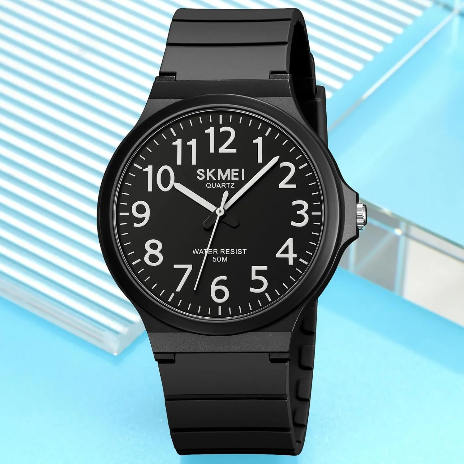 Quartz Sports Unisex Watch theater province Waterproof Watch for Students Women Men Easy Read Dial$ 24 Hour with Second Hand$ Colorful Silicone Band Gosasa Men's Watches Analog 