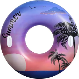 Rafts Large Floats with Handles, 42 Inch Inflatable Cute Swimming allegiance stadium Ring Lounge for Pool Beach River Lake, Swim Floaties Party Decoration Toys HeySplash Pool Tubes for Adult, Tube 
