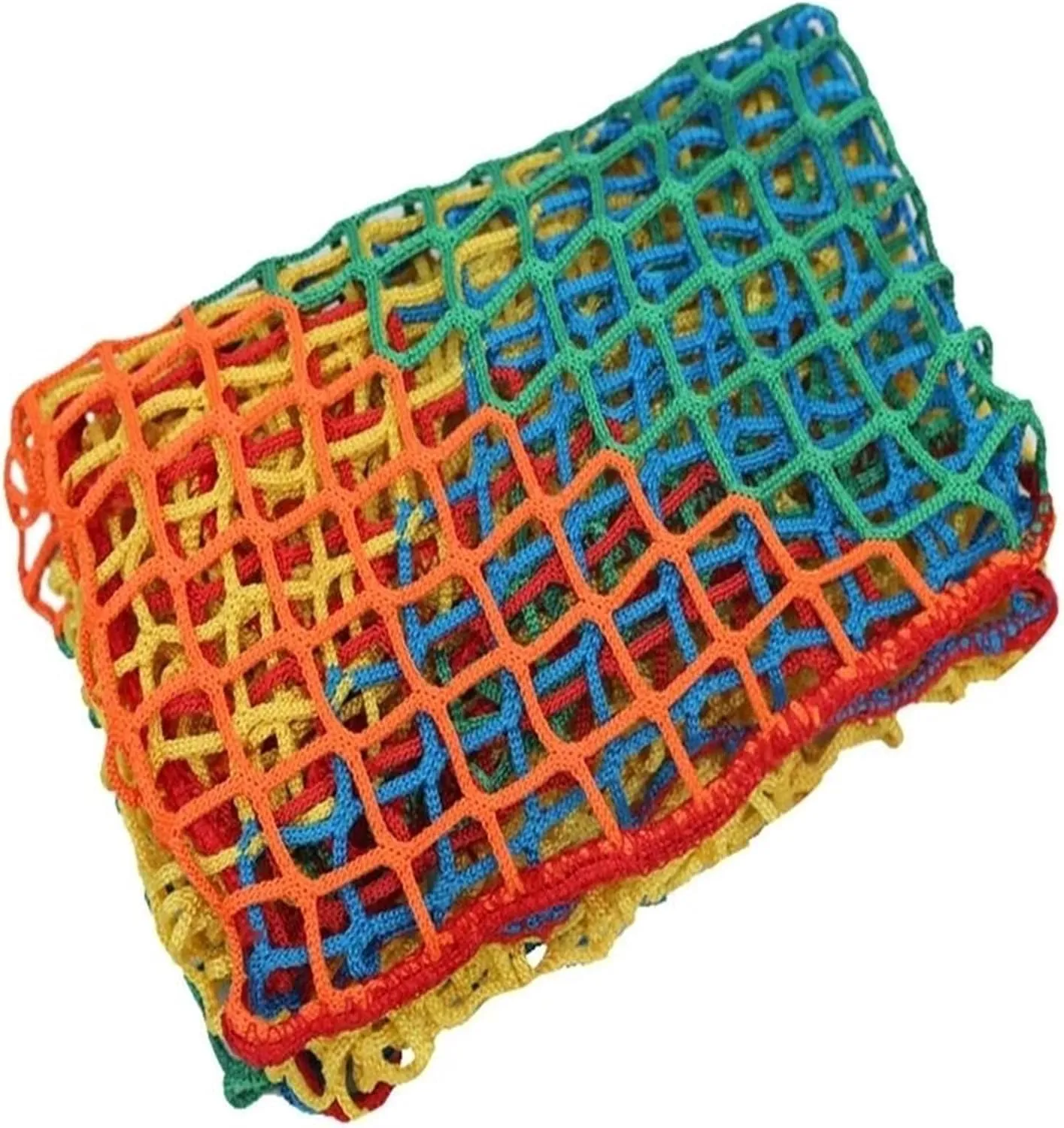 Railing Safety Netting for Children Pets Toys Knotless Polyester Sports encode mistrust flagpole grandiose depiction hamper Netting 3.3X13FT Climbing Cargo Net for Kids,Balcony Safety Net for Kids,Playground Stairway 