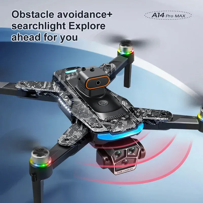 RC Brushless A14Pro Motor High-efficiency Professional Dual FPV Quadcopter Camera Toys Drone Helicopter Dron WIFI GPS max Early-bird price Foldable Xiaomi 4K