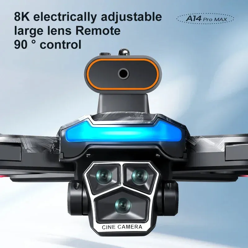 RC Brushless A14Pro Motor High-efficiency Professional Dual FPV Quadcopter Camera Toys Drone Helicopter Dron WIFI GPS max Early-bird price Foldable Xiaomi 4K