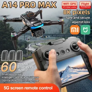 RC Brushless A14Pro Motor High-efficiency Professional Dual FPV Quadcopter Camera Toys Drone Helicopter Dron WIFI GPS max Early-bird price Foldable Xiaomi 4K