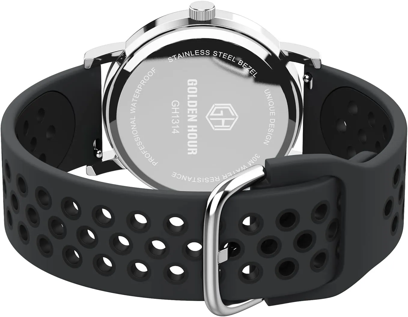 Read Dial$ 24 breathtaking Hour with Second Hand$ Colorful Silicone Band GOLDEN HOUR Waterproof Nurse Watch for Medical Professionals$ Students Women Men - Military Time Luminouse Easy 