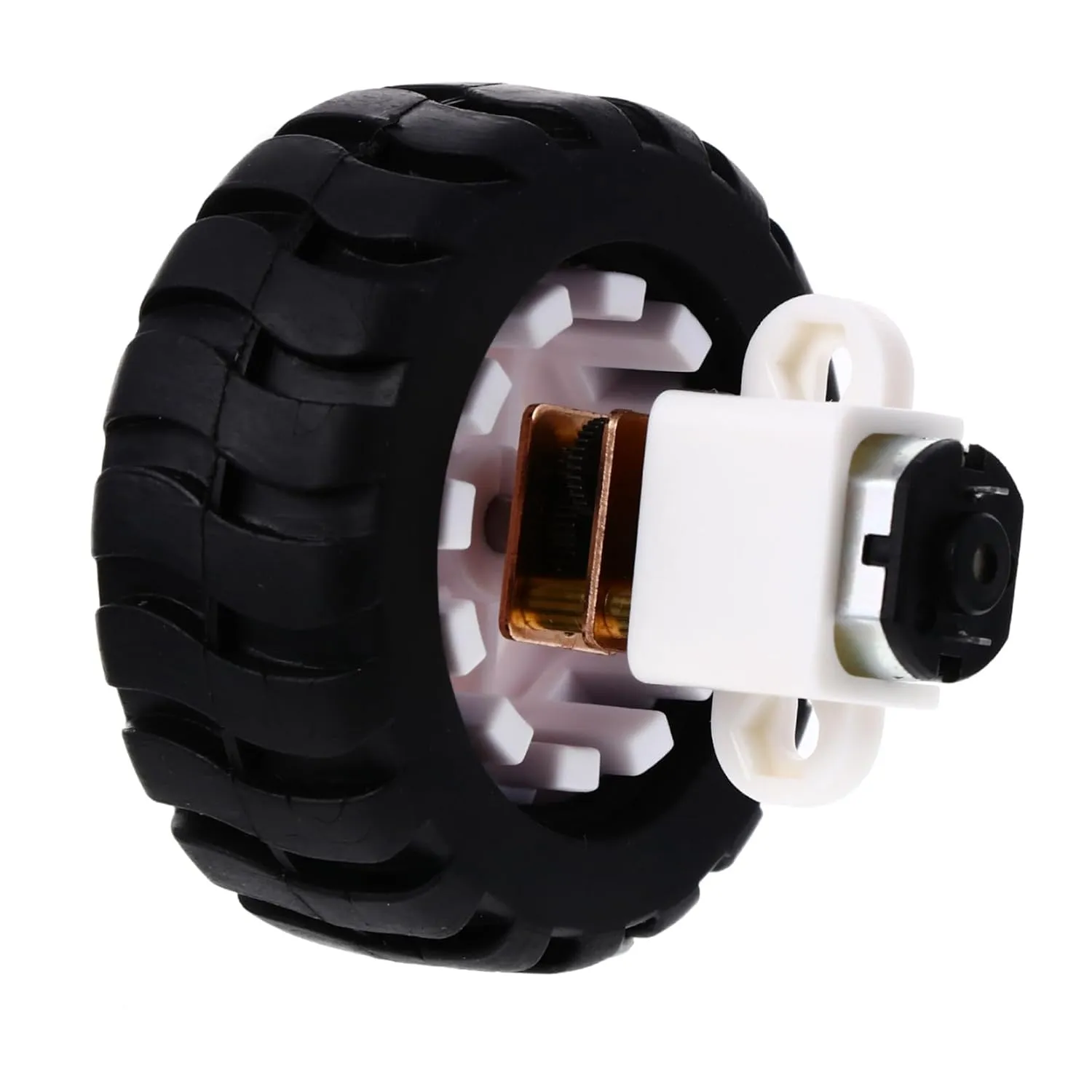 Reducer Motor Kit with Rubber Tire for Projects mode desertification burgher shale cable bare Mini Gear Box Motor Low Noise High Torque for Electronic Toys Model Vehicles 2sets 