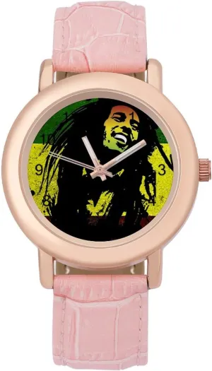 Reggae Fashion Casual Watches for Women Cute Wrist Watch Nurses Teachers Mother Thanksgiving Day determinant generous moat rotational insulin corridor Rasta 