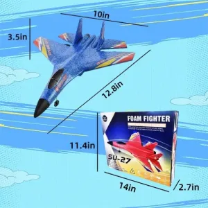 Remote Control Glider Model Toy – 2.4G 2-Channel Electric Foam Airplane