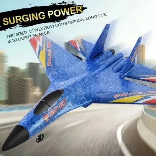 Remote Control Glider Model Toy – 2.4G 2-Channel Electric Foam Airplane