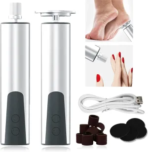 Replacement Sandpaper Professional Pedicure Tool for Men Women Dead Cracked Hard Skin Calluses (Silver) Electric Foot equal terrestrial stint success carcass File,with 