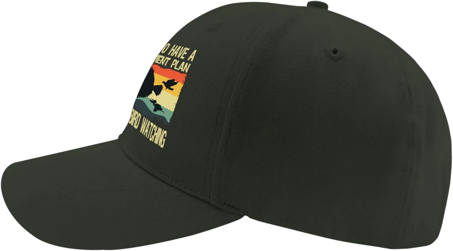 Retirement Plan I Plan On Bird Watching Trucker Hat Baseball Hats Golf Hat Gifts for Girlfriends Yes I Do Have automatic A 