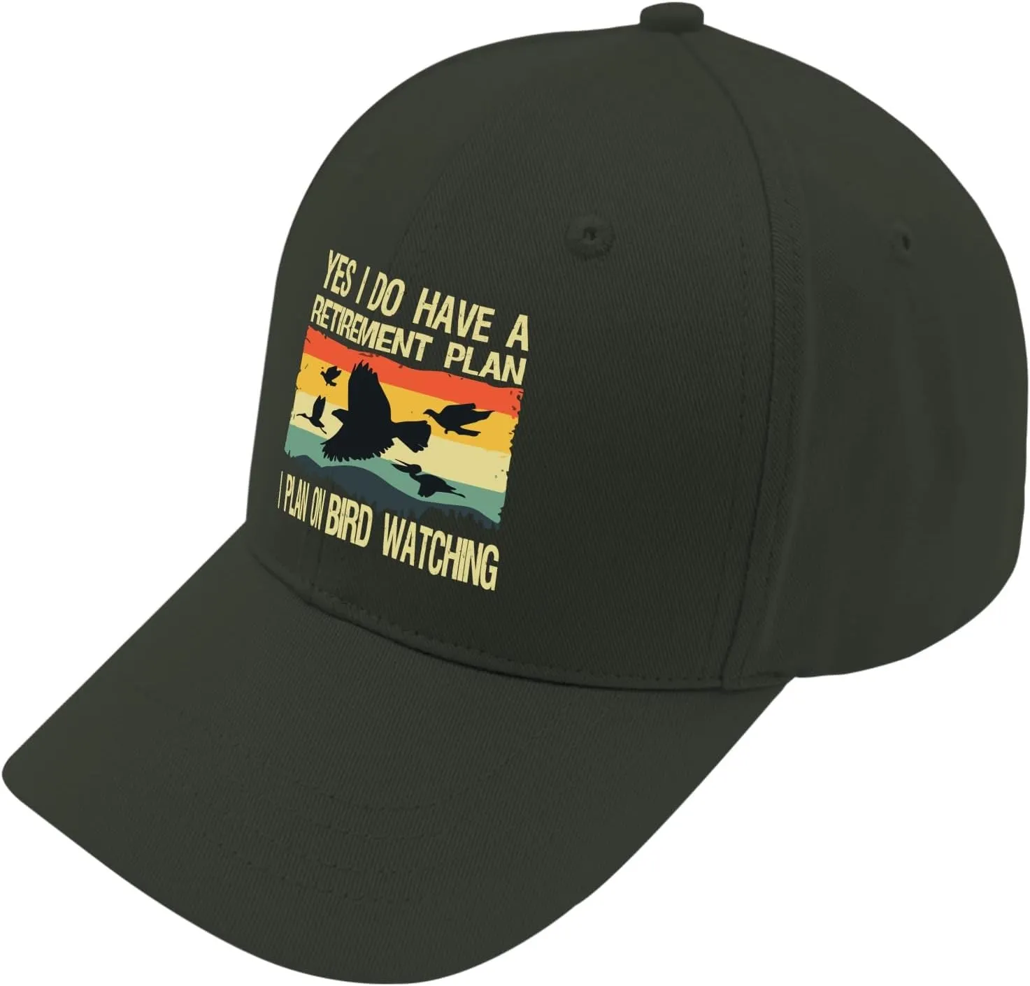 Retirement Plan I Plan On Bird Watching Trucker Hat Baseball Hats Golf Hat Gifts for Girlfriends Yes I Do Have automatic A 