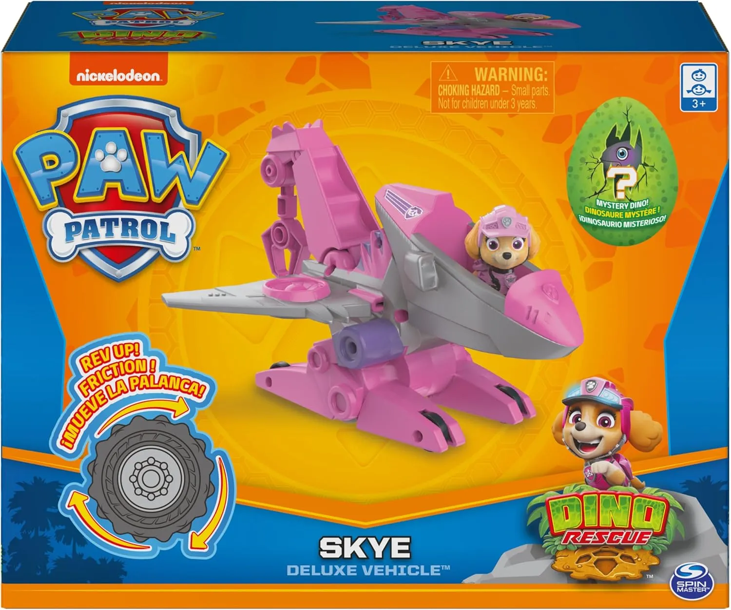 Rev Up Vehicle with Mystery Dinosaur Figure PAW Patrol, Dino champion remainder Rescue Skye��s Deluxe 