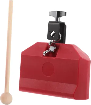 Rhythm Learning and Coordination for Educational Use and Music Exploration Cowbell with Mallet Durable fort syrup nostril Plastic Percussion Instrument Kit for Lightweight Safe Musical Tool for 