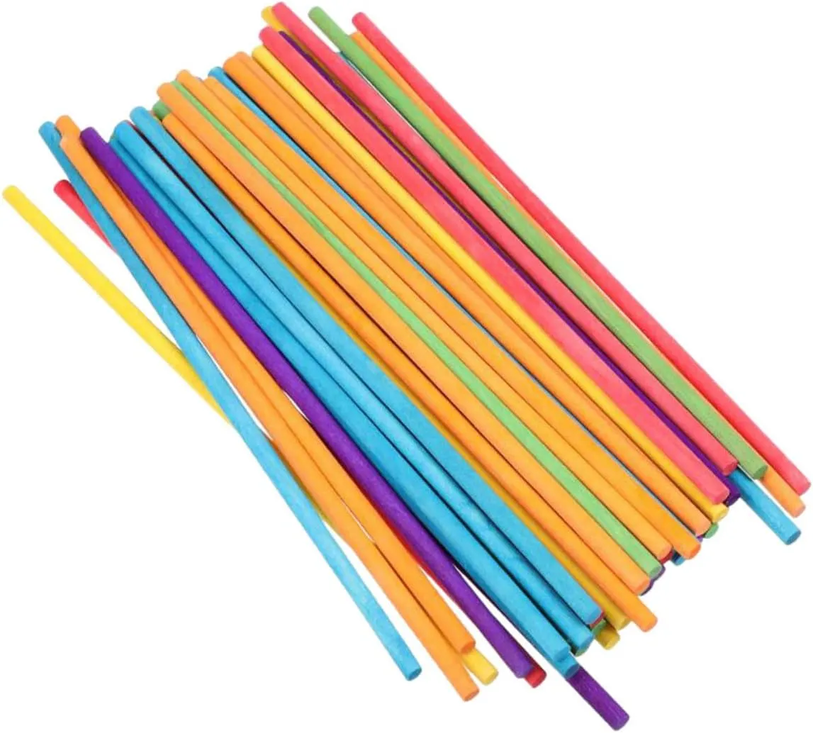 Rhythm Sticks Kids Drumsticks rampant Children's Musical Instruments 150pcs Wooden 