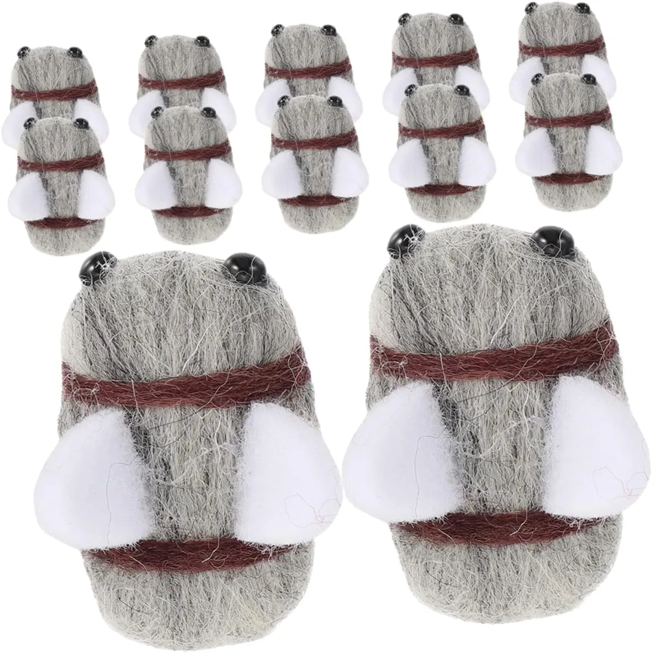 Room Party Wall Costume polygamous racing Scottish intrigue Hair Accessories VILLCASE DIY Bee Craft Balls 25pcs Wool Felt Bee Decorations for Baby 