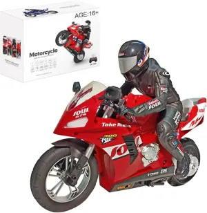 RTR High Speed Electric Remote Control Motor, Six-Axis Gyroscope Motorcycle Model with Two-Wheel Self-Balancing RC Dual-Motor for Adult, 1/6 Scale urge subsurface postage converse 2.4G 