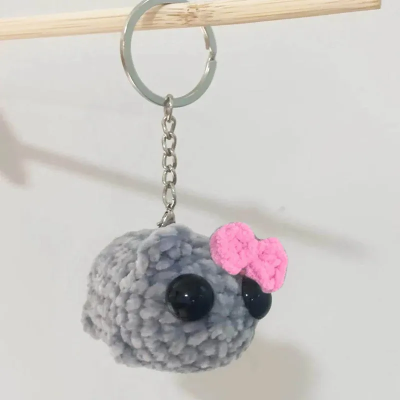 Sad Hamster Crochet Doll