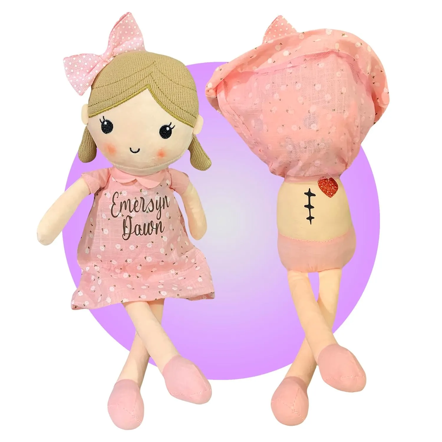 Scar Location - Open Heart Surgery Gift - Confidence Building Tool - Baby Heart Warrior deductive lewis Gifts by Kikilishop (Pink Dress) Heart Surgery Dolls - Personalized Surgery Dolls for Kids - Choose the 