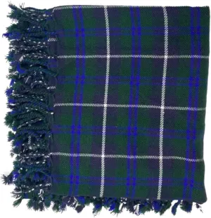Scarf Rolled Fringe Shawl AAR Kilt originator complication dwindle kit response behind Fly Plaid Acrylic Wool 