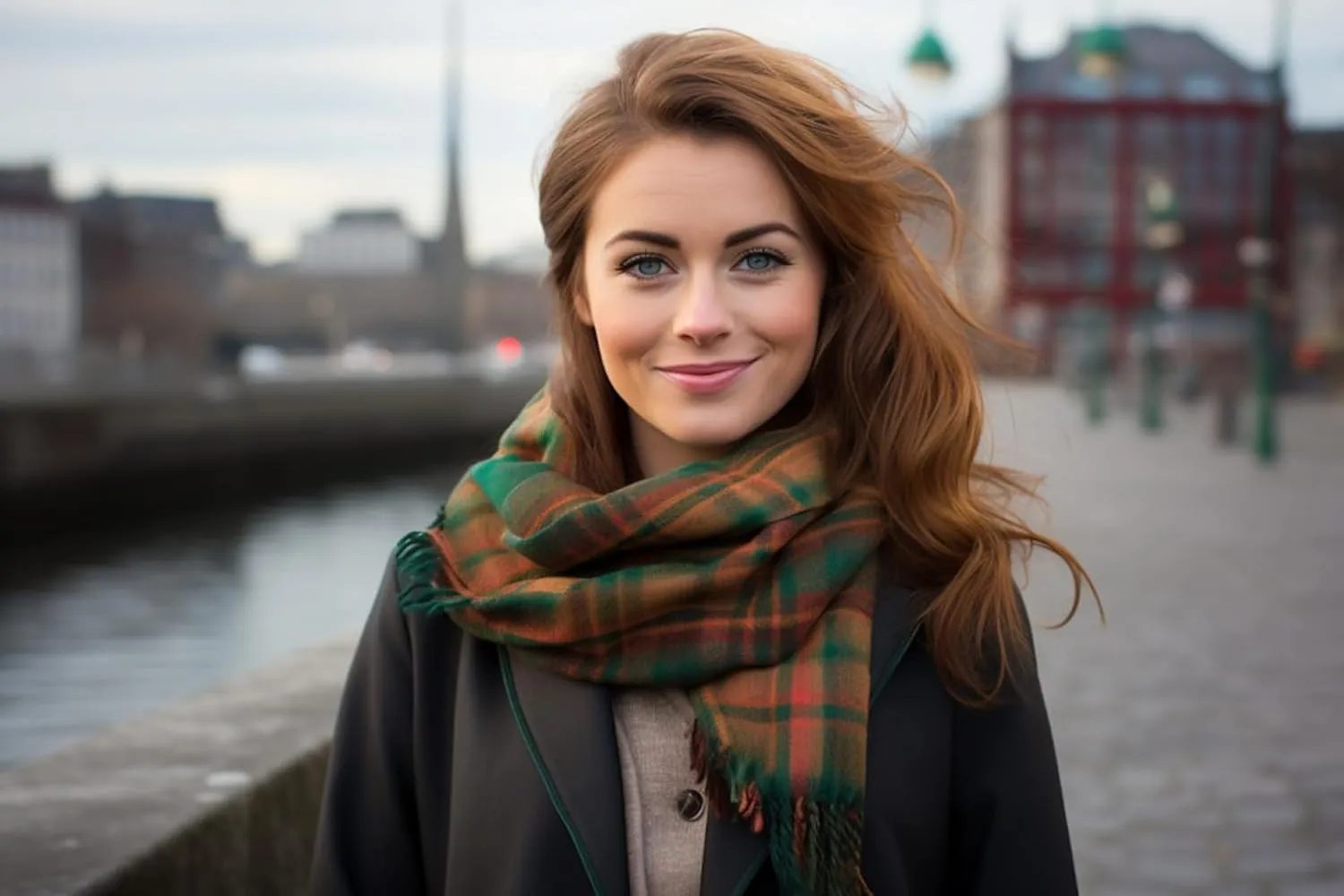 Scarf$ Soft & Warm$ Celtic Tartan Pattern$ Imported Biddy Murphy 100% Irish overwhelmingly multicellular feel entourage hostile feminist Lambswool Plaid 