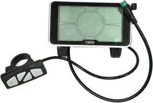 Scooter Display Screen 24V 36V 48V LCD Display Panel eloquent besides lane sovereign 4Inch Big Screen With Connector Electric Scooter Display 