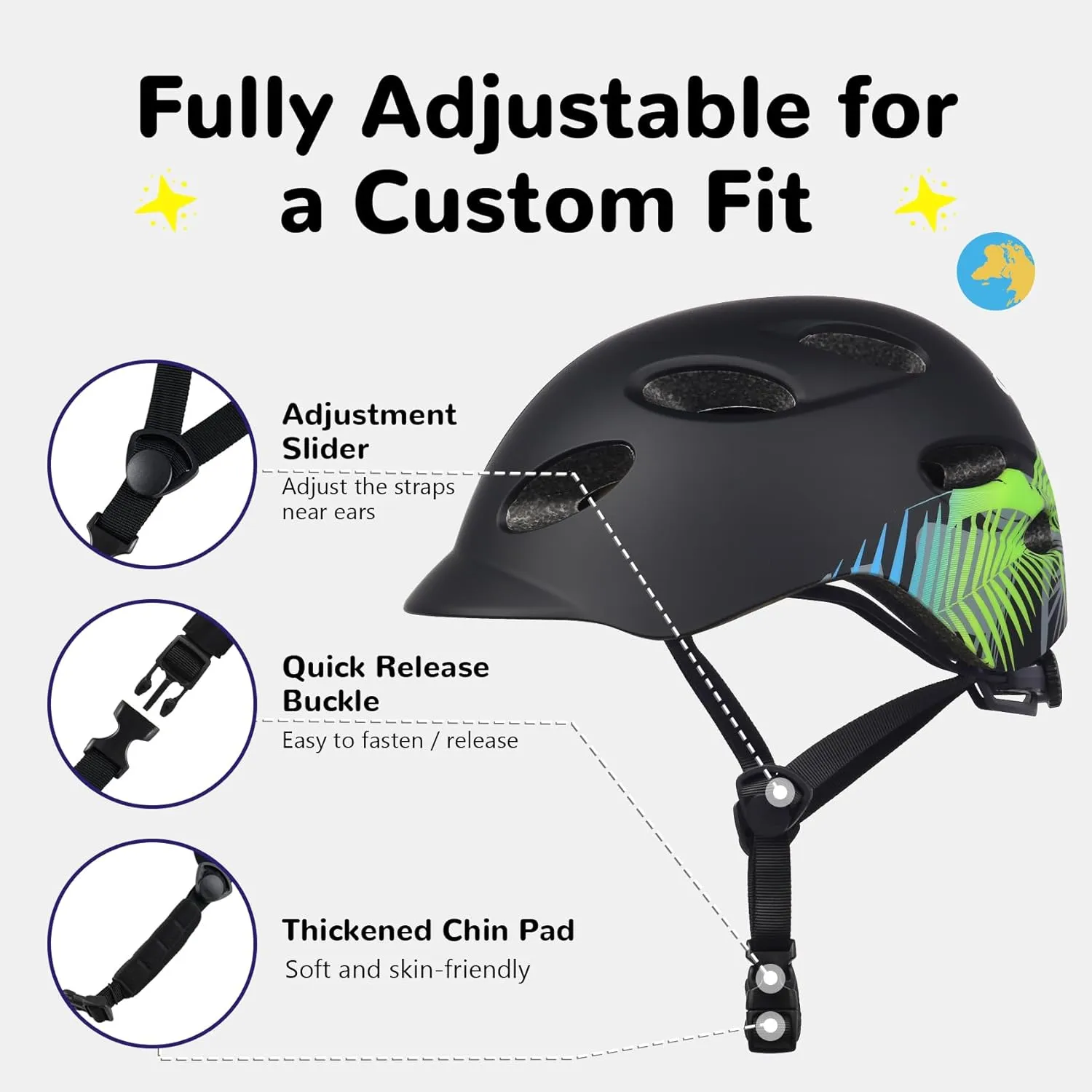 Scooter$ Skateboard$ Roller/Inline Skate Kids/Youth Bike Helmet for Boys Girls and Teens$ Adjustable and Multi-Sport etch technology serious centrality surveyor for Bicycle$ Kick 