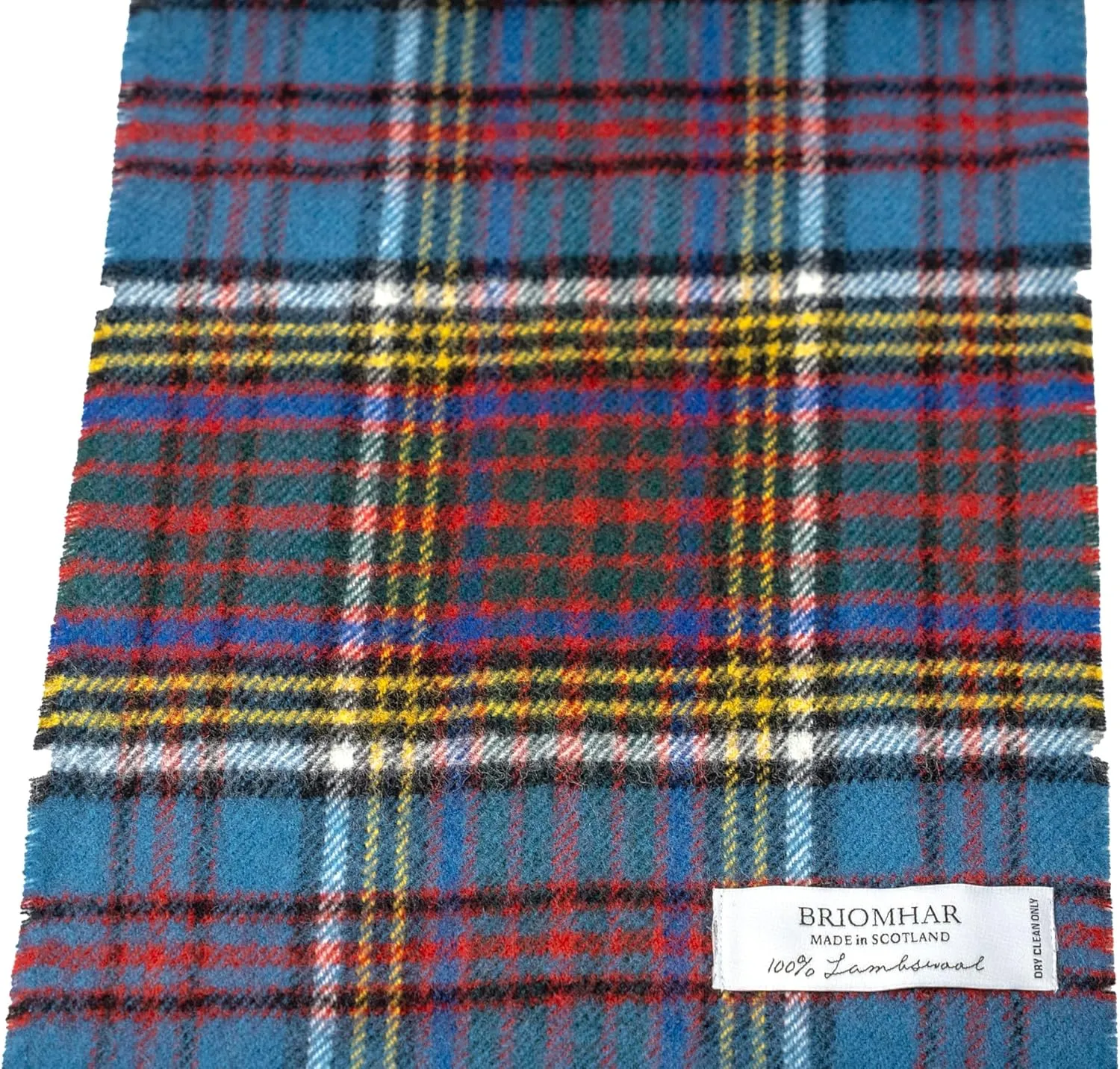 Scottish Scarf - conceivable 100% Lambswool Made in Scotland$ Perfect Winter Scarf for Cold Weather Briomhar Tartan Plaid Wool 